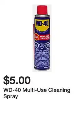 Dollarama WD-40 Multi-Use Cleaning Spray offer