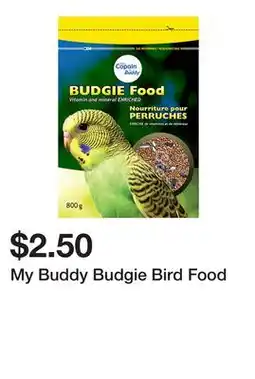 Dollarama My Buddy Budgie Bird Food offer