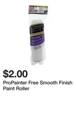 Dollarama ProPainter Free Smooth Finish Paint Roller offer