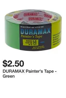 Dollarama DURAMAX Painter's Tape - Green offer