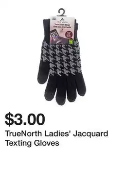 Dollarama TrueNorth Ladies' Jacquard Texting Gloves offer