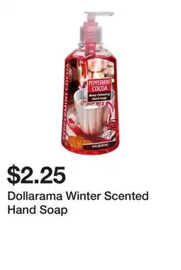 Dollarama Dollarama Winter Scented Hand Soap offer