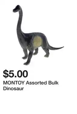 Dollarama MONTOY Assorted Bulk Dinosaur offer