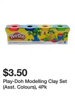 Dollarama Play-Doh Modelling Clay Set (Asst. Colours), 4Pk offer