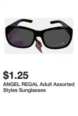 Dollarama ANGEL REGAL Adult Assorted Styles Sunglasses offer