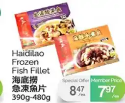T&T Supermarket HAIDILAO FROZEN FISH FILLET, 390g-480g offer