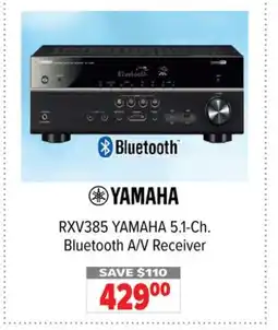 2001 Audio Video RXV385 5.1-Ch. Bluetooth A/V Receiver offer