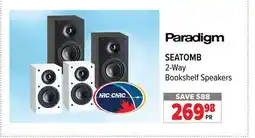 2001 Audio Video Paradigm SEATOMB 2-Way Bookshelf Speakers offer