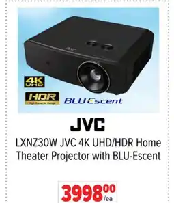 2001 Audio Video LXNZ30W JVC 4K UHD/HDR Home Theater Projector with BLU-Escent offer