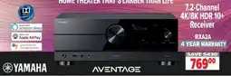2001 Audio Video YAMAHA 7.2-Channel 4K/8K HDR 10+ Receiver offer