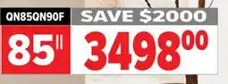 2001 Audio Video QN85QN90F SAMSUNG 85 Neo QLED 4K QN90F Vision AI Smart TV offer