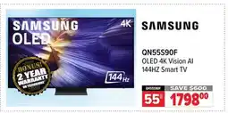 2001 Audio Video SAMSUNG OLED 4K Vision AI 144HZ Smart TV offer