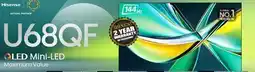 2001 Audio Video 55U68QF 55 Hisense QLED Mini-LED offer