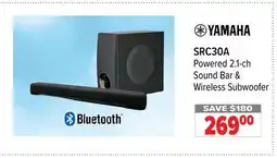 2001 Audio Video SRC30A Powered 2.1-ch Sound Bar & Wireless Subwoofer offer