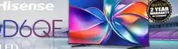 2001 Audio Video 43QD6QF Hisense 43 QLED 4K UHD HDR TV offer