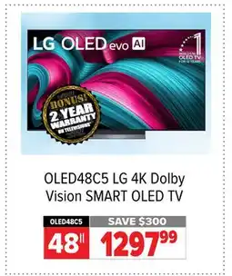 2001 Audio Video OLED48C5 43 4K Dolby Vision SMART OLED TV offer