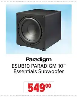 2001 Audio Video ESUB10 10 Essentials Subwoofer offer