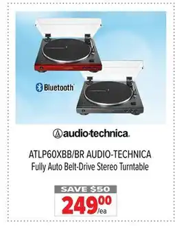 2001 Audio Video ATLP60XBB/BR Fully Auto Belt-Drive Stereo Turntable offer