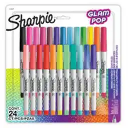 Staples Sharpie Permanent Markers Ultra Fine Assorted 24 pk offer