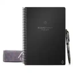 Staples Rocketbook Fusion Smart Reusable Notebook - Executive Size - Infinity Black offer
