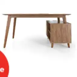Staples Union&Scale MidMod Desk Espresso offer
