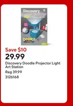 Staples Discovery Doodle Projector Light Art Station offer
