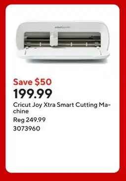Staples Cricut Joy Xtra Smart Cutting Machine offer