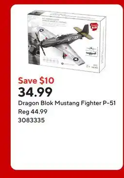 Staples Dragon Blok Mustang Fighter P-51 offer