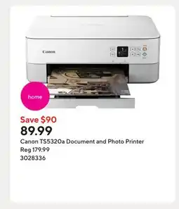 Staples Canon TS5320a Document and Photo Printer offer