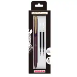 Staples Sarasa Grand Gel Pen with 2 Refills - Bordeaux Purple - Black Ink offer