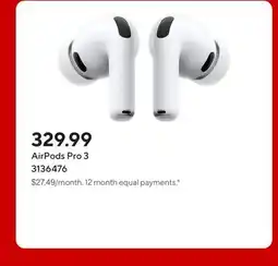 Staples AirPods Pro 3 offer