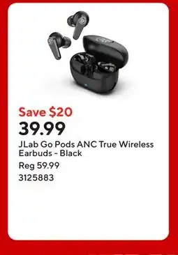 Staples JLab Go Pods ANC True Wireless Earbuds - Black offer