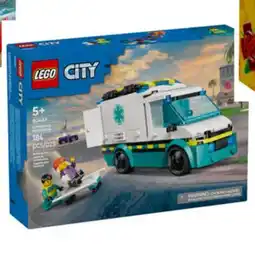 Staples LEGO City Great Vehicles Emergency Ambulance - 184 Pieces offer