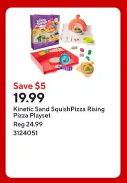 Staples Kinetic Sand SquishPizza Rising Pizza Playset offer