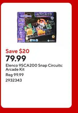 Staples Elenco 9SCA200 Snap Circuits: Arcade Kit offer