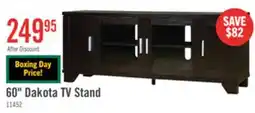 The Brick Dakota 60 TV Stand with Storage and Cable Management for TVs up to 65- Espresso offer