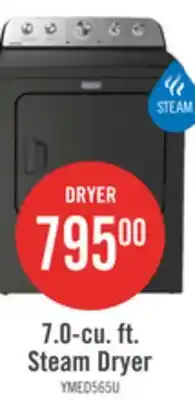 The Brick Maytag 7.0 Cu. Ft. Pet Pro Electric Dryer - Volcano Black - YMED5605RU offer