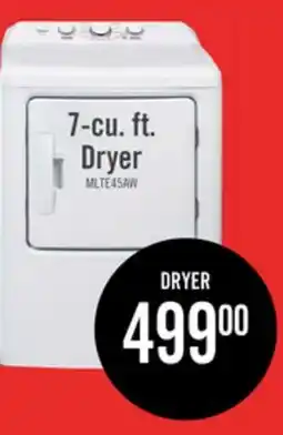 The Brick Midea 7.0 Cu. Ft. Electric Tumble Dryer White - MLTE45A2BWW offer