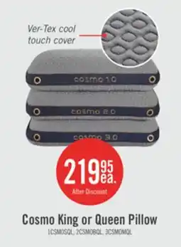 The Brick BEDGEAR Cosmo 1.0 Pillow - Stomach Sleeper offer