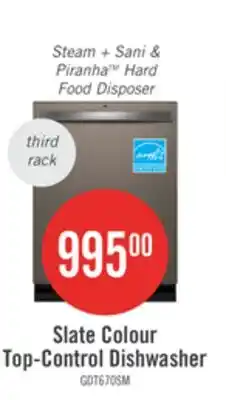 The Brick GE Top-Control Dishwasher with Sanitize Cycle - GDT670SMVES offer