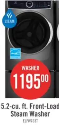 The Brick Electrolux 5.2 Cu. Ft. Front-Load High-Efficiency Steam Washer - Titanium - Stackable - ELFW7637AT offer