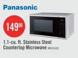 The Brick Panasonic 1.1 Cu. Ft Compact Microwave Oven Stainless Steel - NNSU56QSC offer