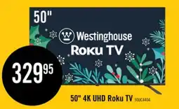 The Brick Westinghouse 50 4K UHD Roku Smart TV offer