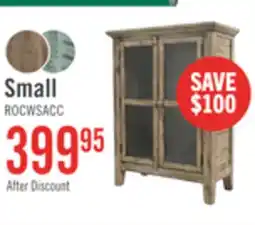 The Brick Rocco 32 2-Door Accent Cabinet - Natural Wood offer