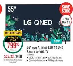 The Brick LG 55 QNED85 evo AI Mini-LED 4K UHD Smart webOS TV (55QNED85AUA.ACC) - 2025 Model offer