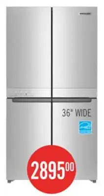 The Brick KitchenAid 36 19.4 Cu. Ft. French-Door Refrigerator - Stainless Steel - KRQC506MPS offer
