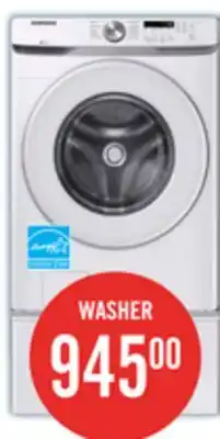 The Brick Samsung 5.2 Cu. Ft. Front-Load Washer - White - Stackable - WF45T6000AW/A5 offer