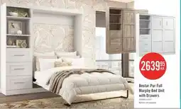 The Brick Bestar Pur Full Murphy Unit with Drawers 84-Inch Wall Bed - White offer