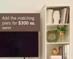 The Brick Ignatius 18.7 Pier with Storage & Cable Management - White offer