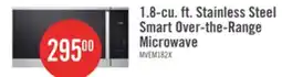 The Brick LG 1.8 Cu. Ft. Smart Over-the-Range Microwave with EasyClean - MVEM1825X offer